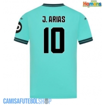 Camisa de time de futebol Wolves Jhon Arias #10 Replicas 2º Equipamento 2025-26 Manga Curta